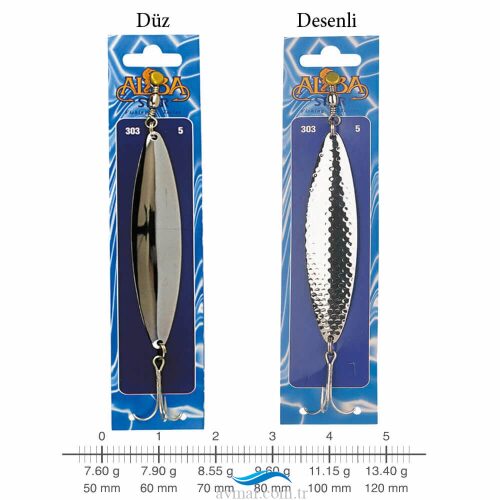 AlbaStar 303 Desenli Lüfer Olta Kaşığı - 2