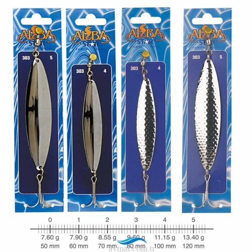 AlbaStar 303 Desenli Lüfer Olta Kaşığı - 3