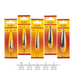 AlbaStar 404 Lüfer Düz Desen Olta Kaşık - 1