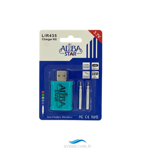 Albastar Olta Ucu Işığı Pili Ve Şarj Kiti