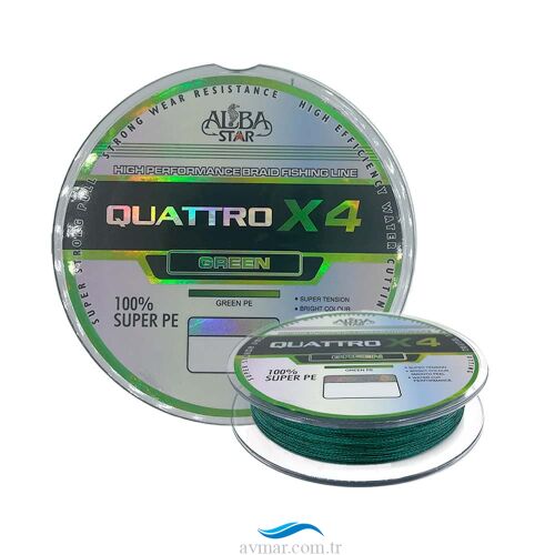 Albastar Quattro 4x 300m Örgü İp Misina - 2