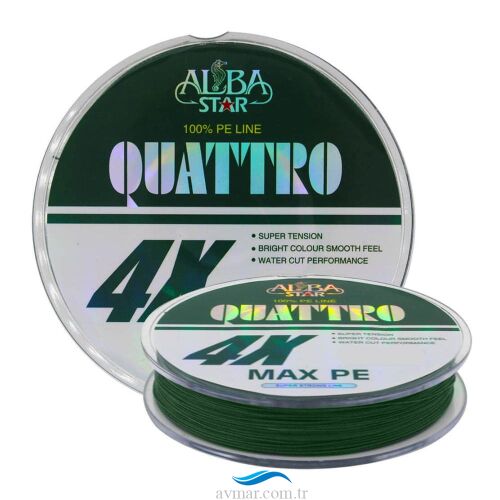 Albastar Quattro 4x 300m Örgü İp Misina - Albastar