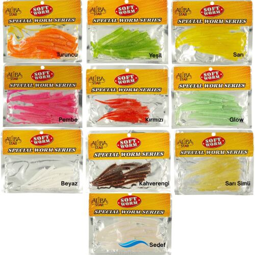 Albastar Special Worm 7cm Sahte Kurt