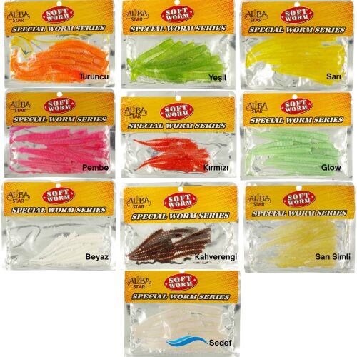 Albastar Special Worm 7cm Sahte Kurt