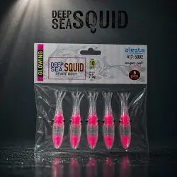 Alesta Deep Sea Squid Body X6152 10cm Glow Pink - 2