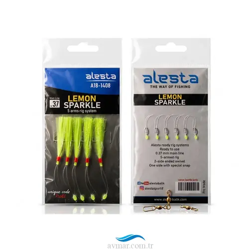 Alesta Lemon Sparkle Rig X0262 5li Çapari