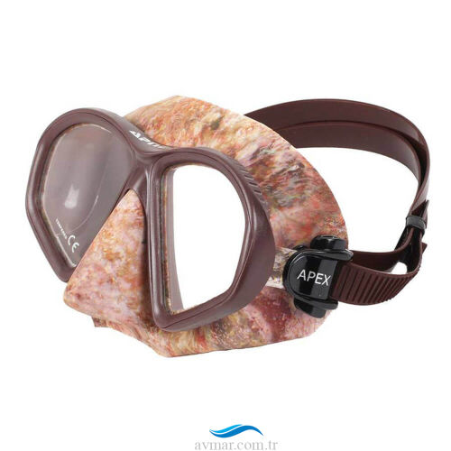 Apnea Apex Brown Kamuflaj Dalış Maskesi - 1