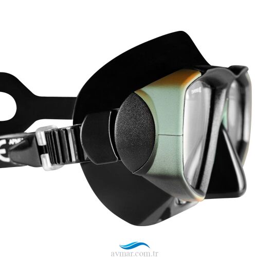 Apnea Seagul Silikon Kamuflaj Dalış Maskesi - 3