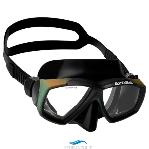 Apnea Seagul Silikon Kamuflaj Dalış Maskesi