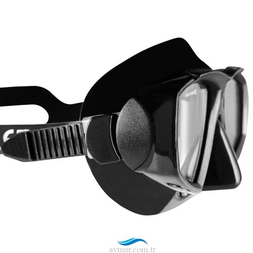 Apnea Seagul Silikon Siyah Dalış Maskesi - 3