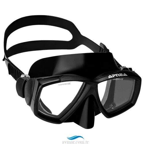 Apnea Seagul Silikon Siyah Dalış Maskesi