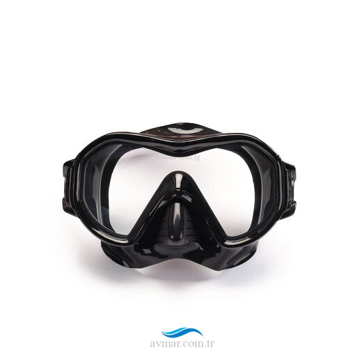 Apnea Smyrna Siyah Dalış Maskesi - 1