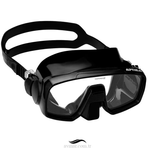 Apnea Ultra Silikon Siyah Dalış Maskesi - 1