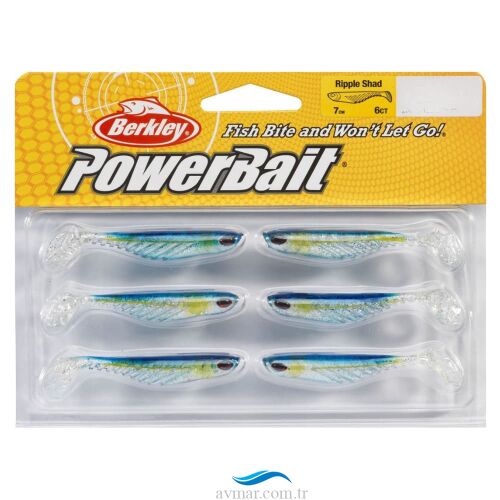 Berkley Powerbait Ripple Shad 7cm Silikon Sahte Yem 6lı - Berkley