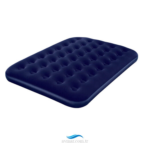 Bestway Pavillo 67002 Flocked Blue Çift Kişilik Şişme Yatak - Bestway