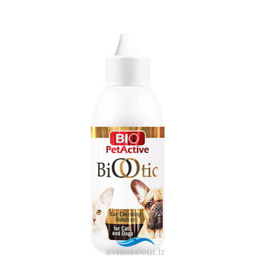 Bio Petactive Biootic Kedi Köpek Kulak Temizleme Losyonu 100ml - Bio Petactive