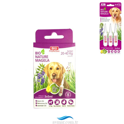 Bio Petactive Nature Magela Köpek Ense Damlası 20-40kg - Bio Petactive