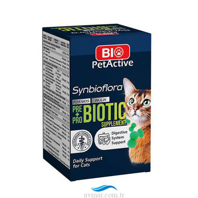 Bio Petactive Synbioflora Kedi Probiotic 30gr 60 Tablet - 1