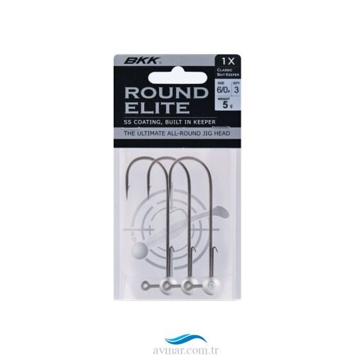 BKK Round Elite-Classic Bait Keeper Jighead - 1