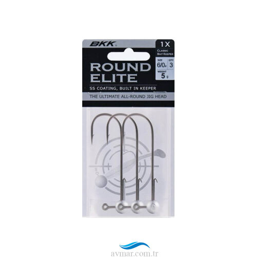BKK Round Elite Classic Bait Keeper Jighead - 1