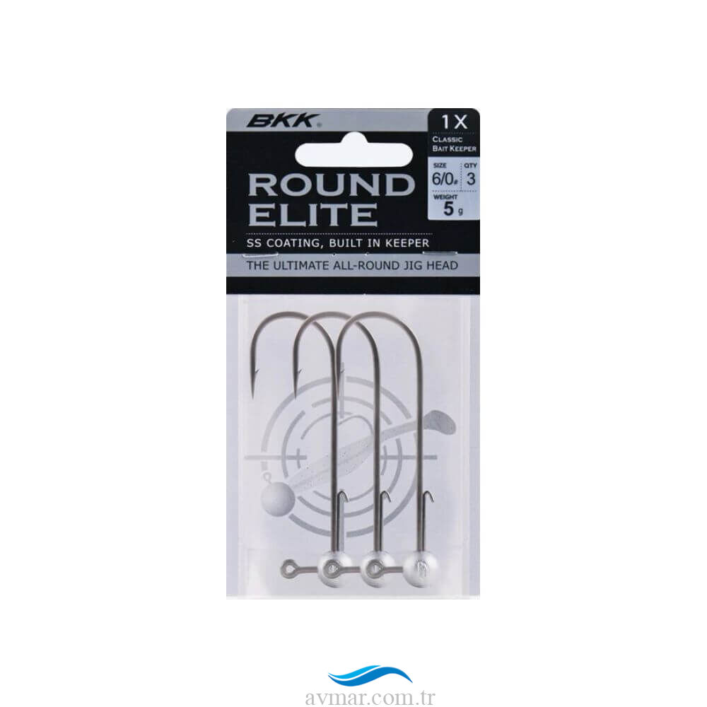 BKK Round Elite Classic Bait Keeper Jighead