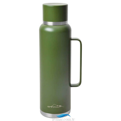 Campout Çift Katmanlı Termos 1500ml Yeşil - 1