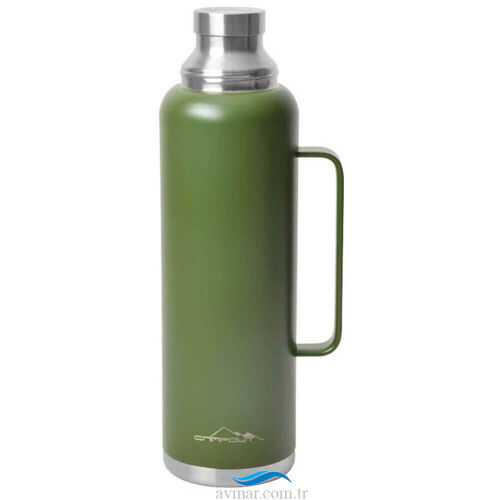 Campout Çift Katmanlı Termos 1500ml Yeşil - 3