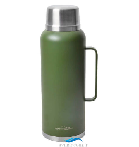 Campout Çift Katmanlı Termos 2600ml Yeşil - Campout