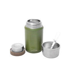 Campout Çift Katmanlı Yemek Termosu 600ml Yeşil - 7