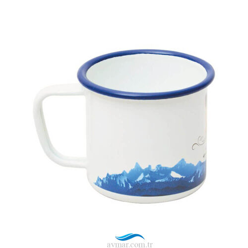 Campout Emaye Kupa Beyaz Bear - 4