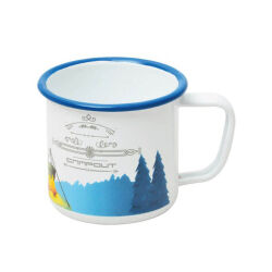 Campout Emaye Kupa Beyaz Kamp - 5