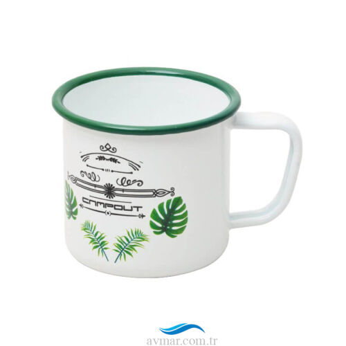 Campout Emaye Kupa Beyaz Karavan (1)