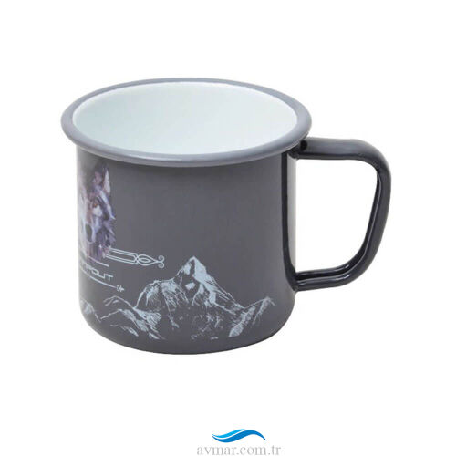 Campout Emaye Kupa Gri - 4