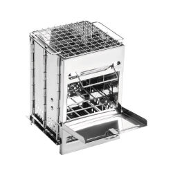 Campout İnox Menteşeli Paslanmaz Ateş Kutusu - 1