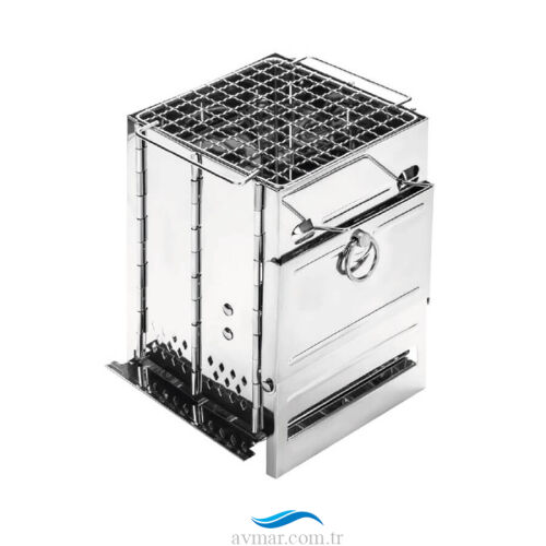 Campout İnox Menteşeli Paslanmaz Ateş Kutusu - Campout (1)