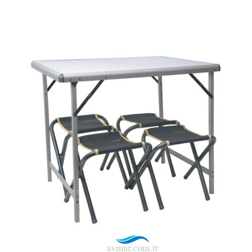 Campout Katlanır Kamp Masa Tabure Seti