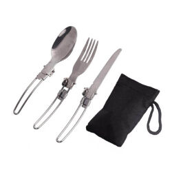 Campout Katlanır Kaşık Çatal Bıçak Seti - 2