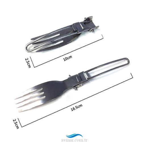 Campout Katlanır Kaşık Çatal Bıçak Seti - 3