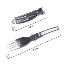 Campout Katlanır Kaşık Çatal Bıçak Seti - 3