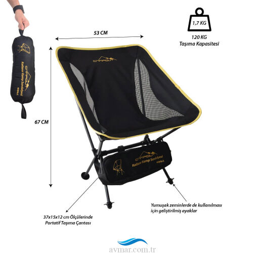 Campout Pratik Kamp Sandalye