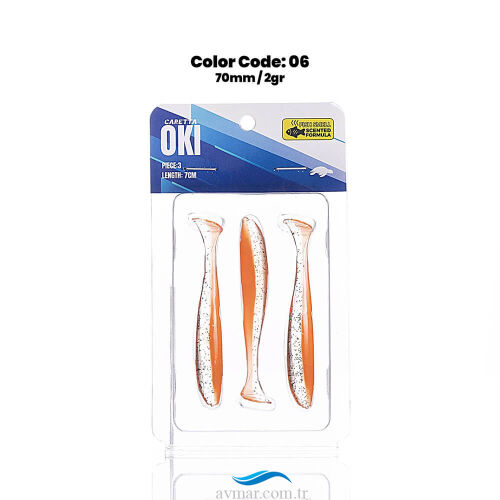 Caretta Oki 7cm 2gr Silikon Yem - 6