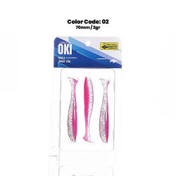 Caretta Oki 7cm 2gr Silikon Yem - 3