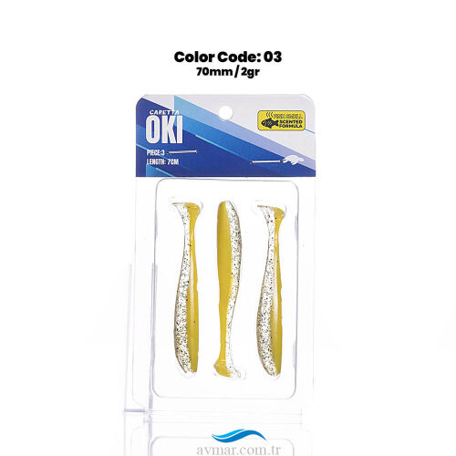 Caretta Oki 7cm 2gr Silikon Yem - 4