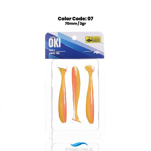 Caretta Oki 7cm 2gr Silikon Yem - 7