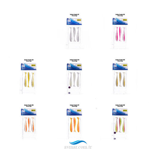 Caretta Oki 7cm 2gr Silikon Yem