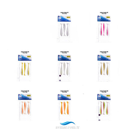 Caretta Oki 7cm 2gr Silikon Yem