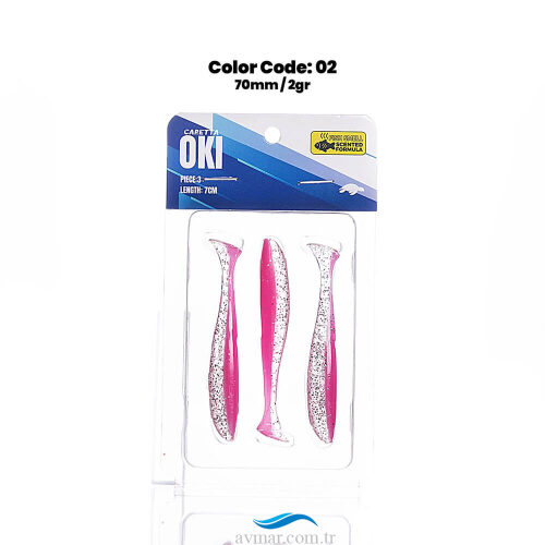 Caretta Oki 7cm 2gr Silikon Yem - 3