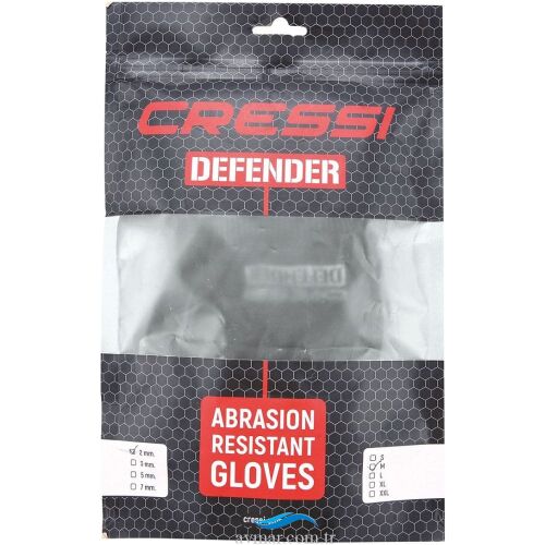 Cressi Defender Siyah Dalış Eldiveni 2mm - 4