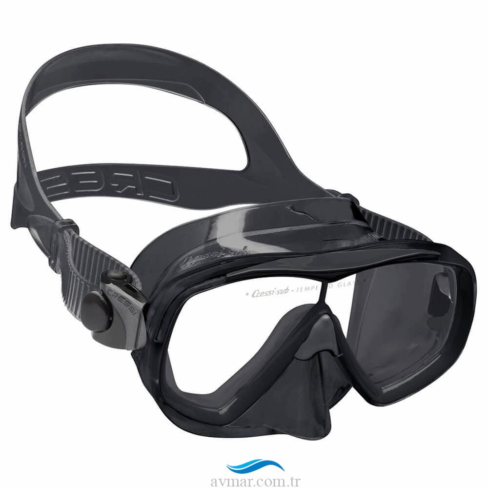 Cressi Estrella Dalış Maskesi Black Black
