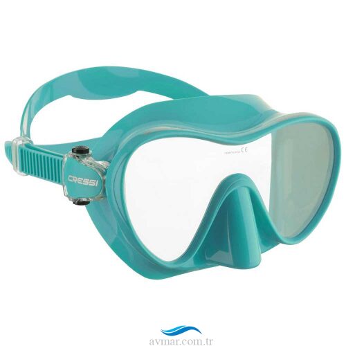 Cressi F1 Frameless Aquamarine Dalış Maskesi